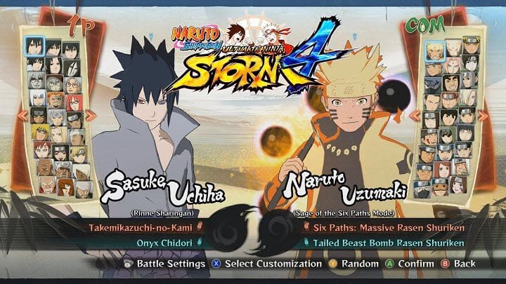 Naruto Ultimate Ninja Storm 4 PPSSPP PSP ISO
