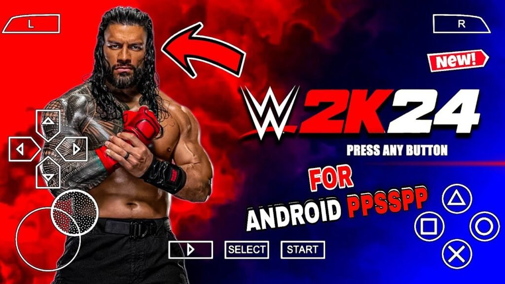 WWE 2K24 PPSSPP - PSP ISO Android