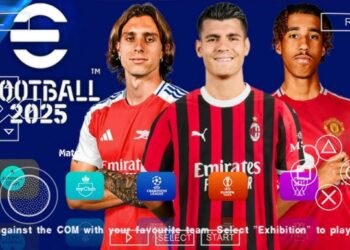 eFOOTBALL PES 2025 PPSSPP Android OFFLINE CAMERA PS5 Graphics NEW Transfer Update version française