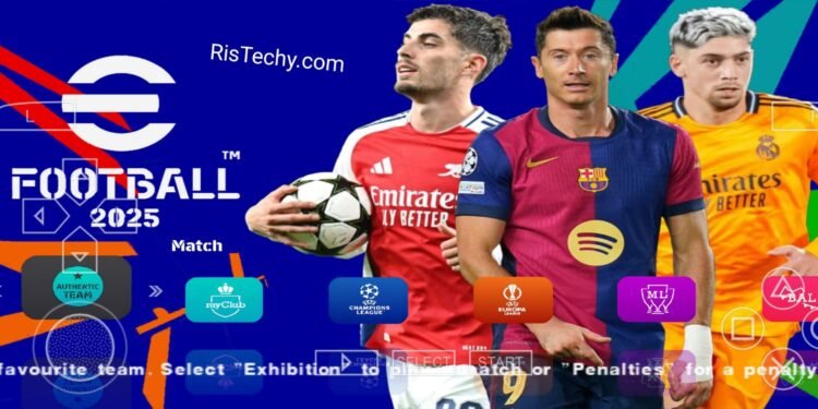 PES 2025 PPSSPP – Téléchargement de la caméra PSP Iso PS5 (eFootball)