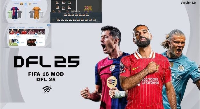 DFL 2025 Mod FIFA 16 APK + OBB + Data