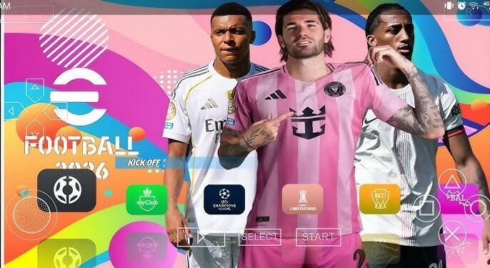 eFootball PES 2026 PPSSPP PSP ISO Avec Commentaire Français